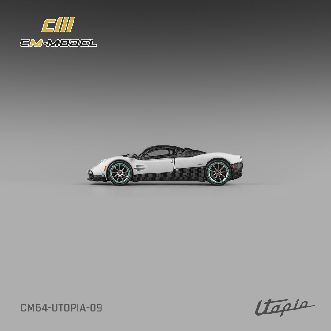 PRE-ORDER CM-Model 1:64 Pagani Utopia Pearl White Carbon