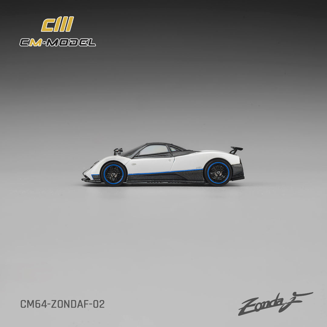 PRE-ORDER CM-Model 1:64 Pagani Zonda F Pearl White/Blue