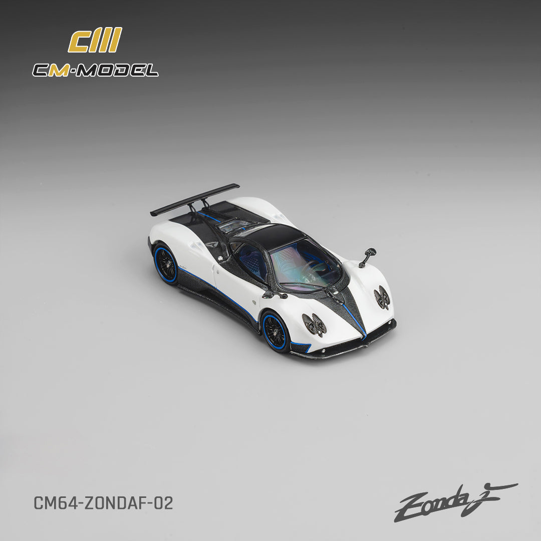 PRE-ORDER CM-Model 1:64 Pagani Zonda F Pearl White/Blue