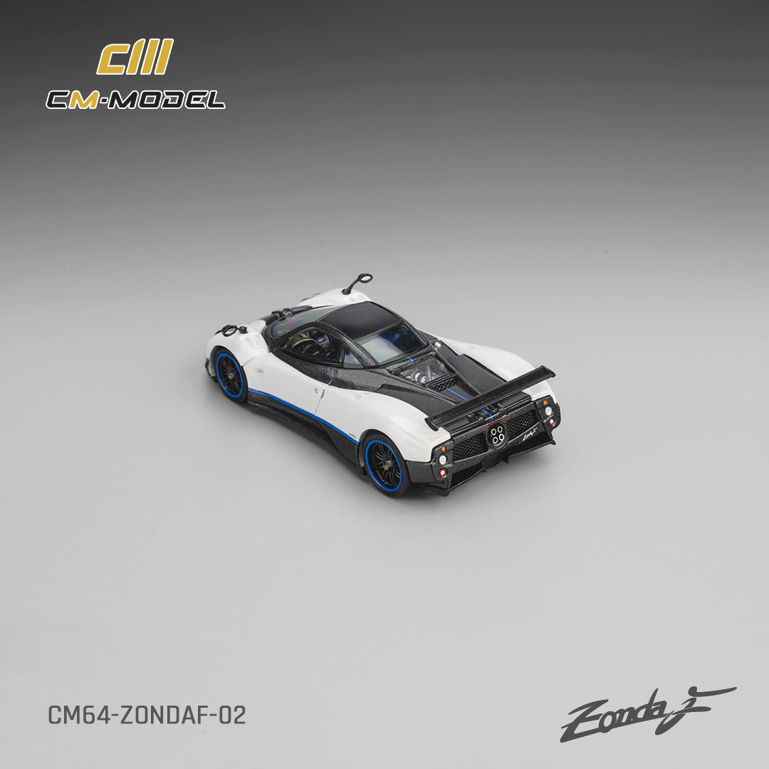 PRE-ORDER CM-Model 1:64 Pagani Zonda F Pearl White/Blue