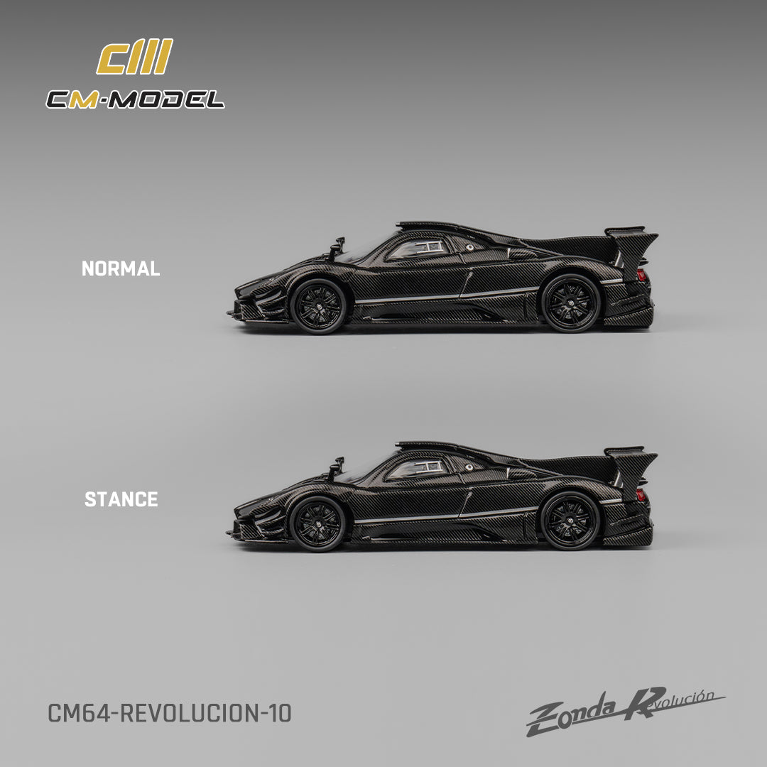 PRE-ORDER CM-Model 1:64 Pagani Zonda Revolucion Full Carbon