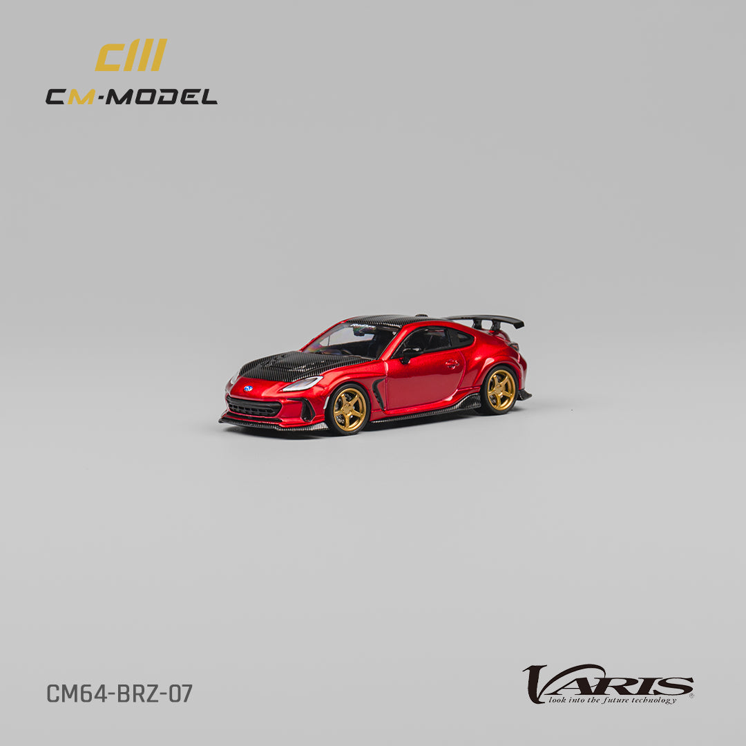 PRE-ORDER CM Model 1:64 SUBARU BRZ Varis Metallic Red