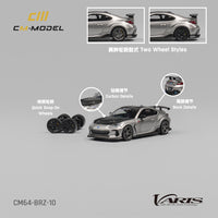 Thumbnail for PRE-ORDER CM-Model 1:64 Subaru BRZ Varis Widebody Metallic gray