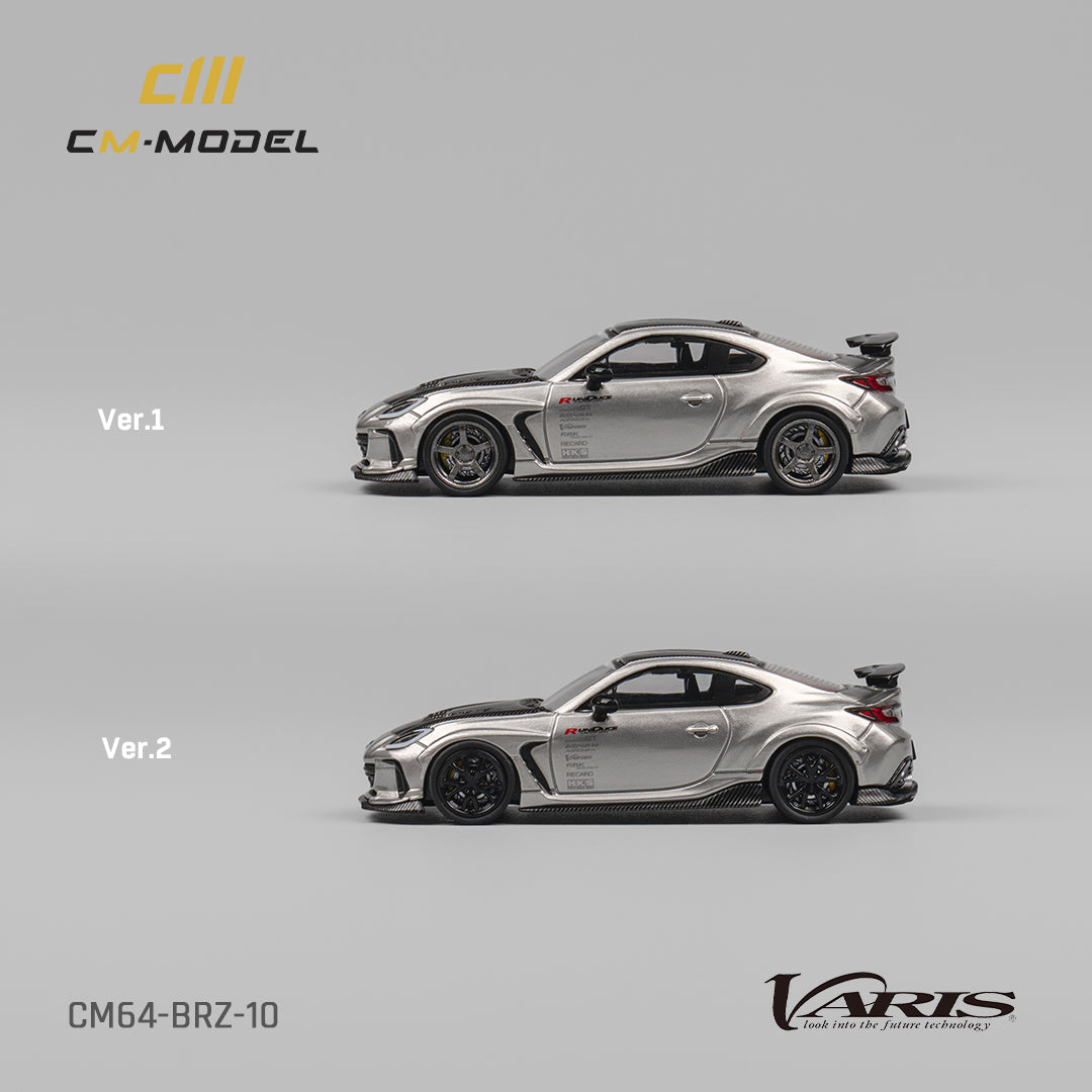 PRE-ORDER CM-Model 1:64 Subaru BRZ Varis Widebody Metallic gray