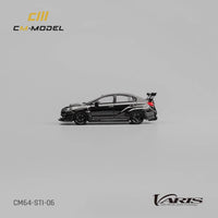 Thumbnail for PRE-ORDER CM-Model 1:64 Subaru WRX STI Varis WideBody 2.0 Chome Black