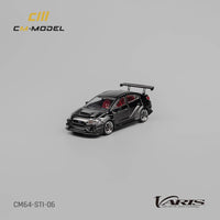 Thumbnail for PRE-ORDER CM-Model 1:64 Subaru WRX STI Varis WideBody 2.0 Chome Black