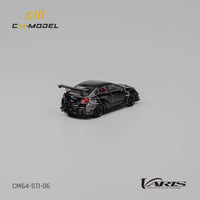 Thumbnail for PRE-ORDER CM-Model 1:64 Subaru WRX STI Varis WideBody 2.0 Chome Black