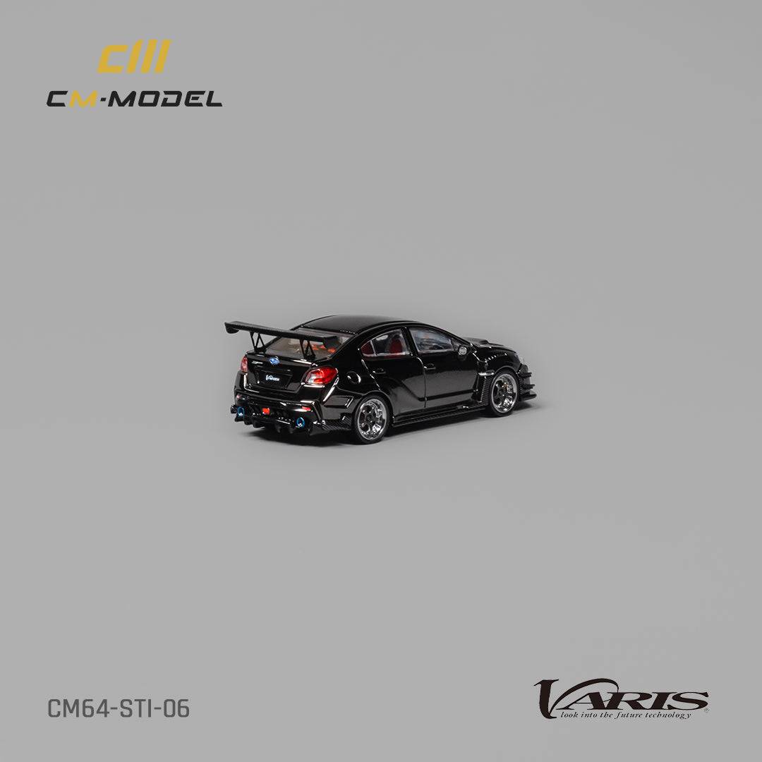 PRE-ORDER CM-Model 1:64 Subaru WRX STI Varis WideBody 2.0 Chome Black