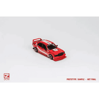 Thumbnail for PRE-ORDER DCM 1:64 Mercedes 190E Modified Red Toyo Tyres