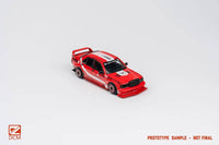 Thumbnail for PRE-ORDER DCM 1:64 Mercedes 190E Modified Red Toyo Tyres