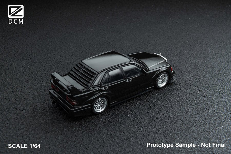 PRE-ORDER DCM 1:64 Mercedes-Benz 190E Modified Black