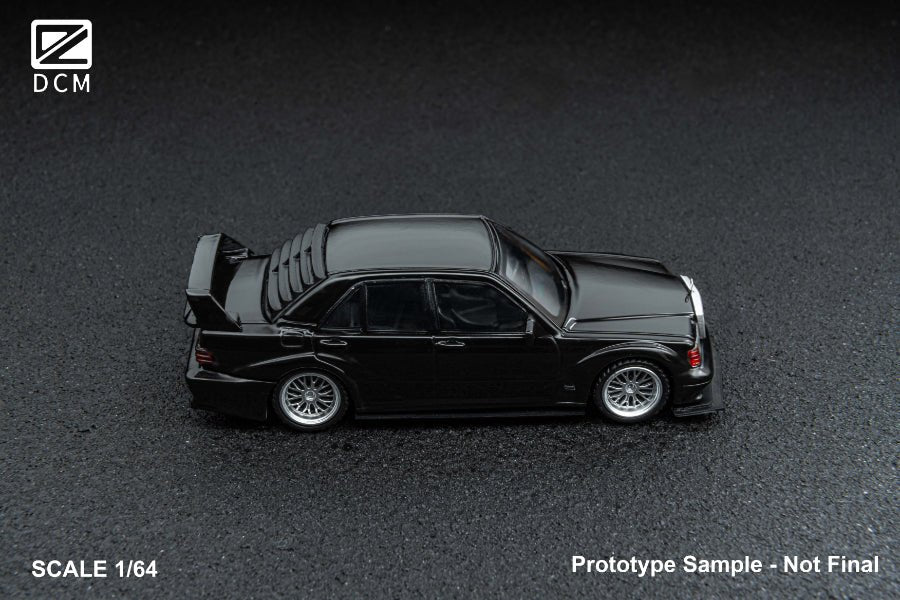 PRE-ORDER DCM 1:64 Mercedes-Benz 190E Modified Black