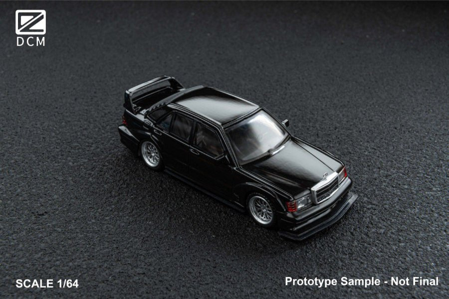 PRE-ORDER DCM 1:64 Mercedes-Benz 190E Modified Black