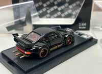 Thumbnail for PRE-ORDER FG 1:64 Porsche RWB 930 Fully Open Black