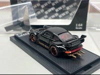 Thumbnail for PRE-ORDER FG 1:64 Porsche RWB 930 Fully Open Black