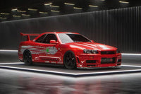 Thumbnail for PRE ORDER FastSpeed 1:64 Nissan Skyline R34 GTR Fast & Furious RED
