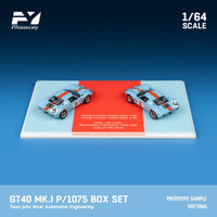 Thumbnail for PRE-ORDER Finclassically 1:64 Ford GT40 MK II LeMans 1968 LeMans 24 Hours Winner,Gulf #6 & Gulf #9 SET