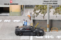 Thumbnail for PRE-ORDER Focal Horizon 1:64 Nissan GT-R R35 Full Carbon Black