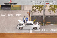 Thumbnail for PRE-ORDER Focal Horizon 1:64 Nissan Skyline R33 400R w/ Opening Hood White
