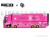 Thumbnail for PRE-ORDER GCD 1:64 LBWK HINO700 LB Truck -Pink – Special Edition