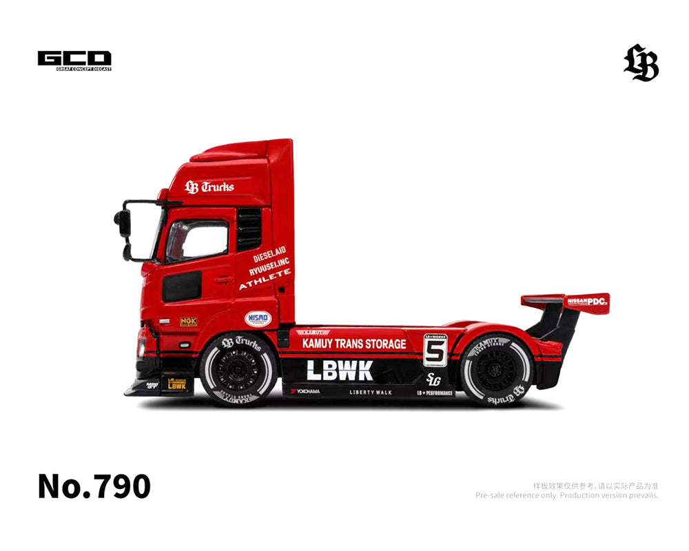 PRE-ORDER GCD 1:64 LBWK UD Quon 2022 Super Silhouette -Red – Special Edition