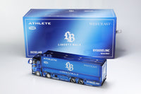 Thumbnail for PRE-ORDER GCD 1:64 Liberty Walk LB-Trucks Mitsubishi Fuso Super Great Transporter LBWK – Chrome Blue