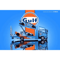 Thumbnail for PRE-ORDER GCD 1:64 Mitsubishi Fuso Double Decker Truck GULF