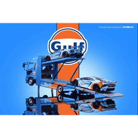 Thumbnail for PRE-ORDER GCD 1:64 Mitsubishi Fuso Double Decker Truck GULF