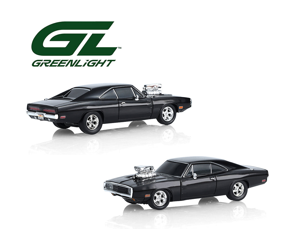 PRE-ORDER Greenlight Motion 1:64 RC The Fast & The Furious 1970 Dodge Charger “Dom’s Charger” Combo Set