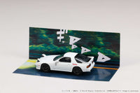 Thumbnail for PRE-ORDER Hobby Japan 1:64 Mazda RX-7 FC3S RedSuns / INITIAL D Ryosuke Takahashi VS Takumi Fujiwara