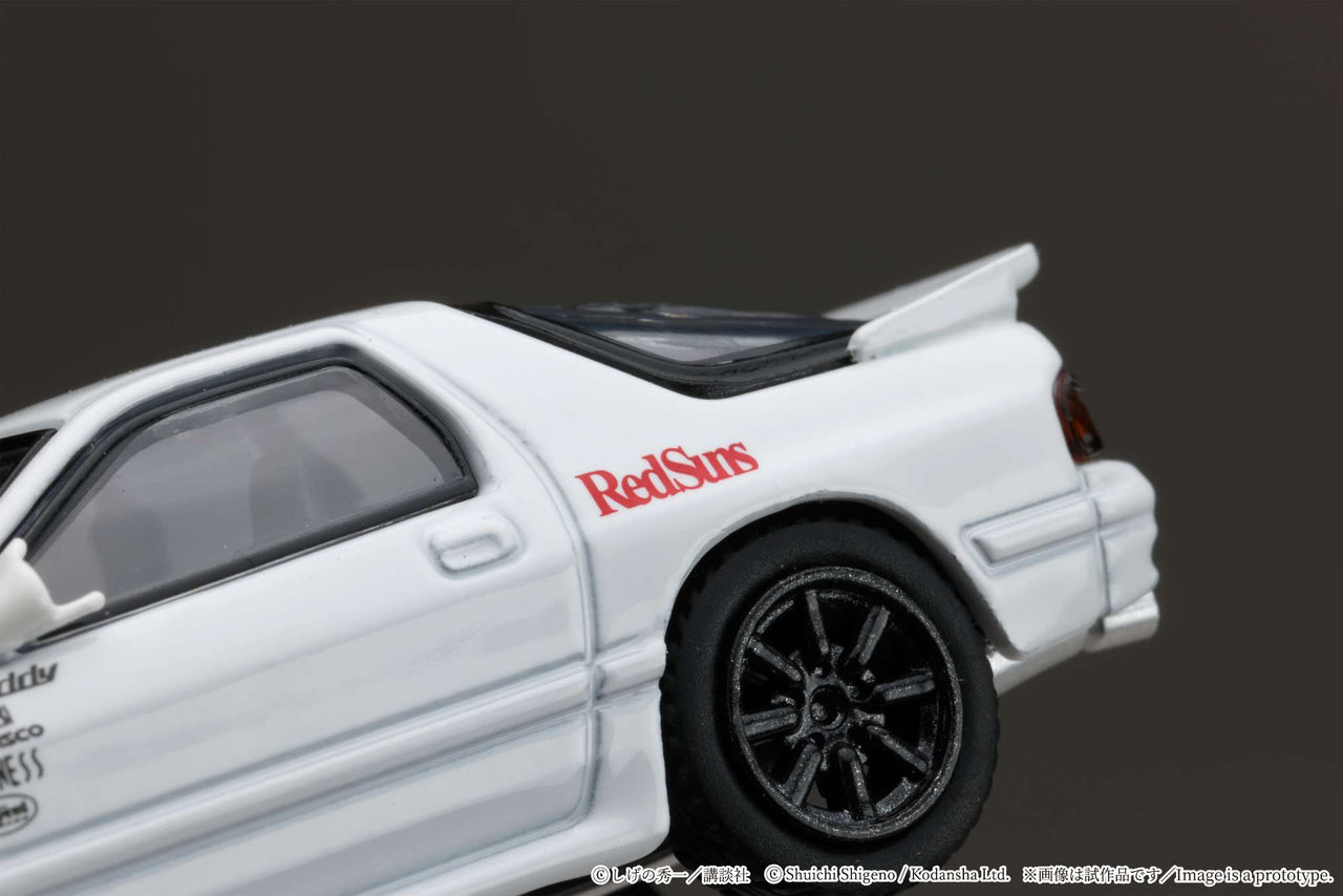 PRE-ORDER Hobby Japan 1:64 Mazda RX-7 FC3S RedSuns / INITIAL D Ryosuke Takahashi VS Takumi Fujiwara
