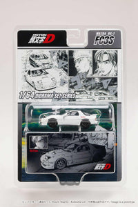 Thumbnail for PRE-ORDER Hobby Japan 1:64 Mazda RX-7 FC3S RedSuns / INITIAL D Ryosuke Takahashi VS Takumi Fujiwara