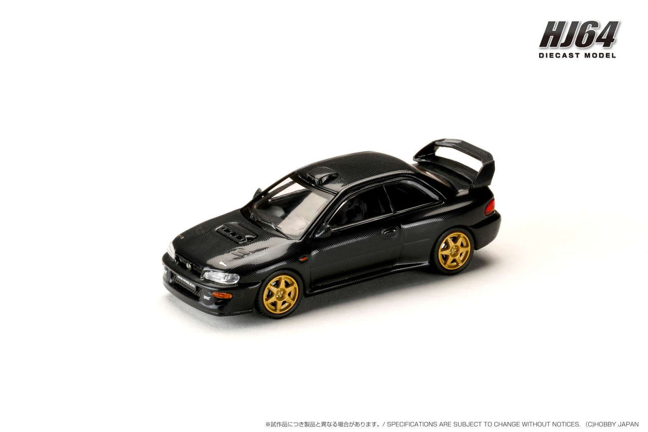 PRE-ORDER Hobby Japan 1:64 SUBARU IMPREZA 22B STi Version GC8 Rally Base BLACK