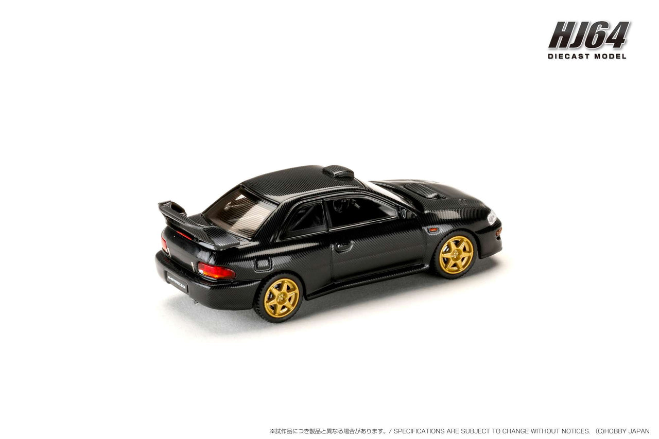 PRE-ORDER Hobby Japan 1:64 SUBARU IMPREZA 22B STi Version GC8 Rally Base BLACK