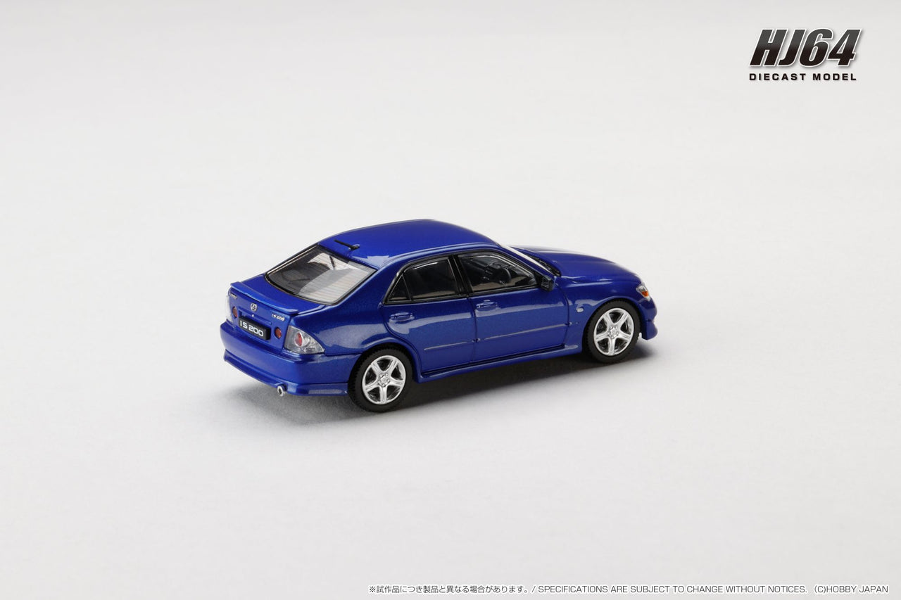 PRE-ORDER Hobby Japan 1:64 Toyota ALTEZZA RS200 E10 1998 Blue Mica