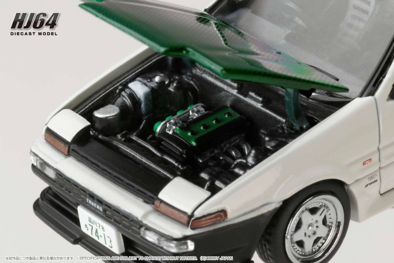 PRE-ORDER Hobby Japan 1:64 Toyota SPRINTER TRUENO AE86 DRIFT KING