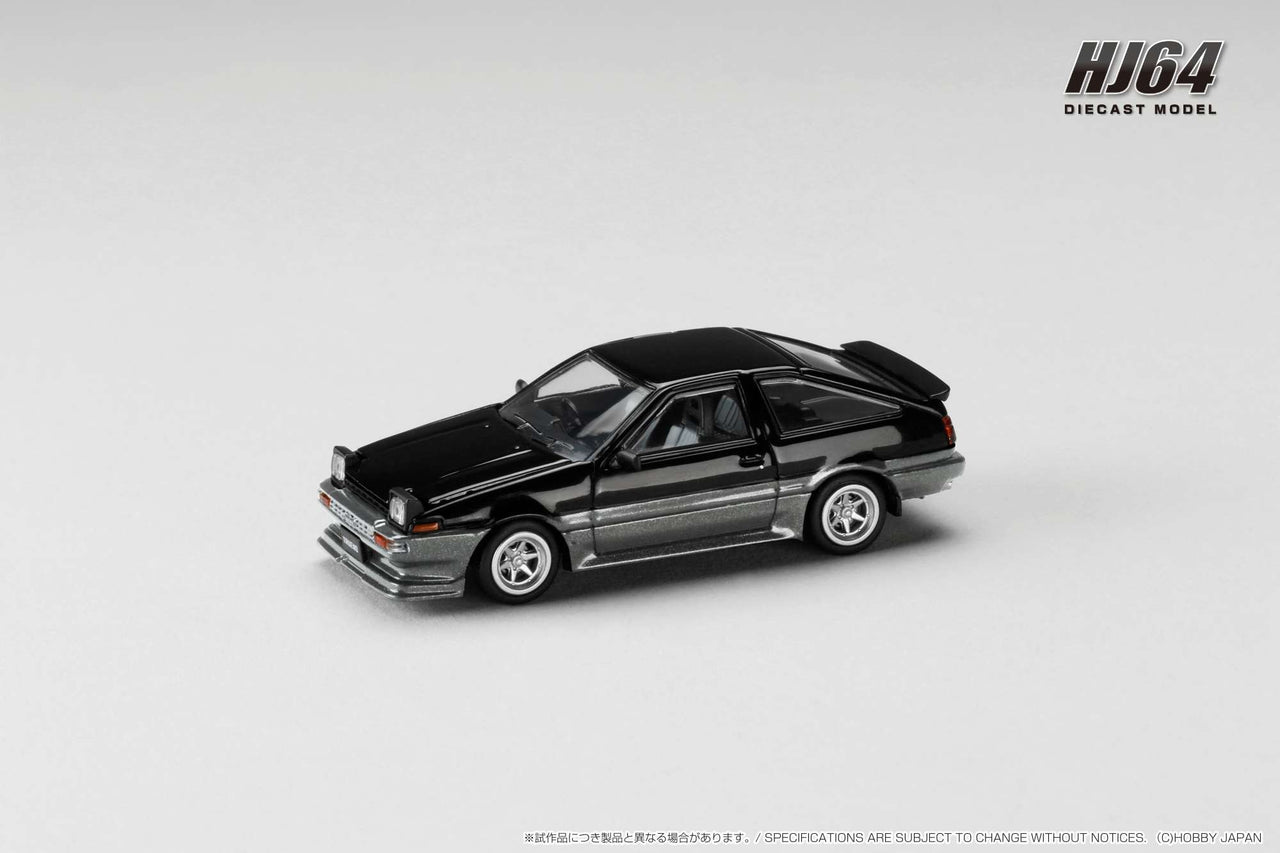 PRE-ORDER Hobby Japan 1:64 Toyota Sprinter Trueno JDM Style BLACK / GRAY