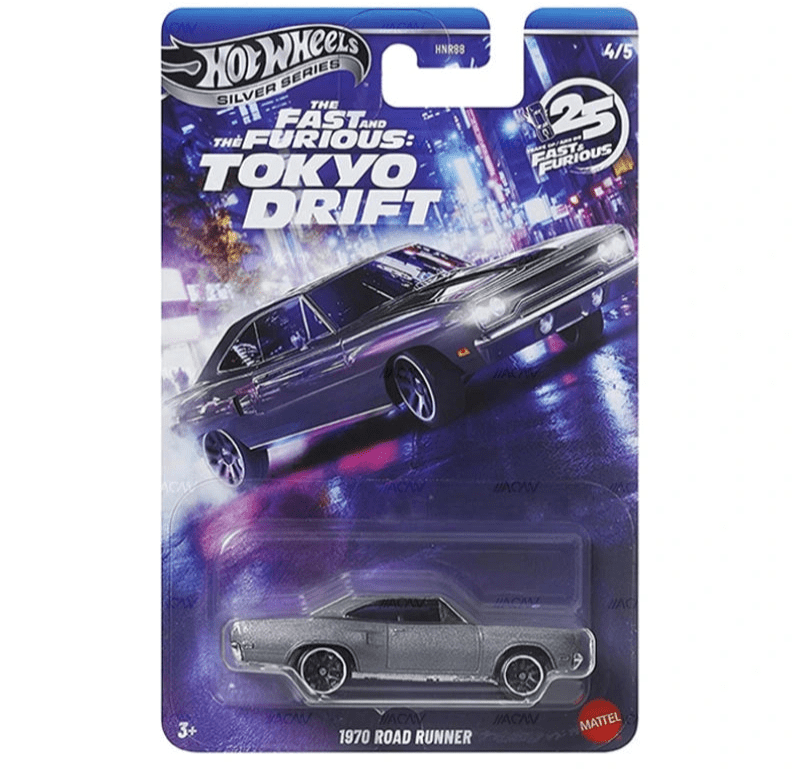 Hot Wheels Fast & Furious ミニカーセット HNR88 979G Hotwheels Fast & Furious Mix 4 Skyline R33 Nissan
