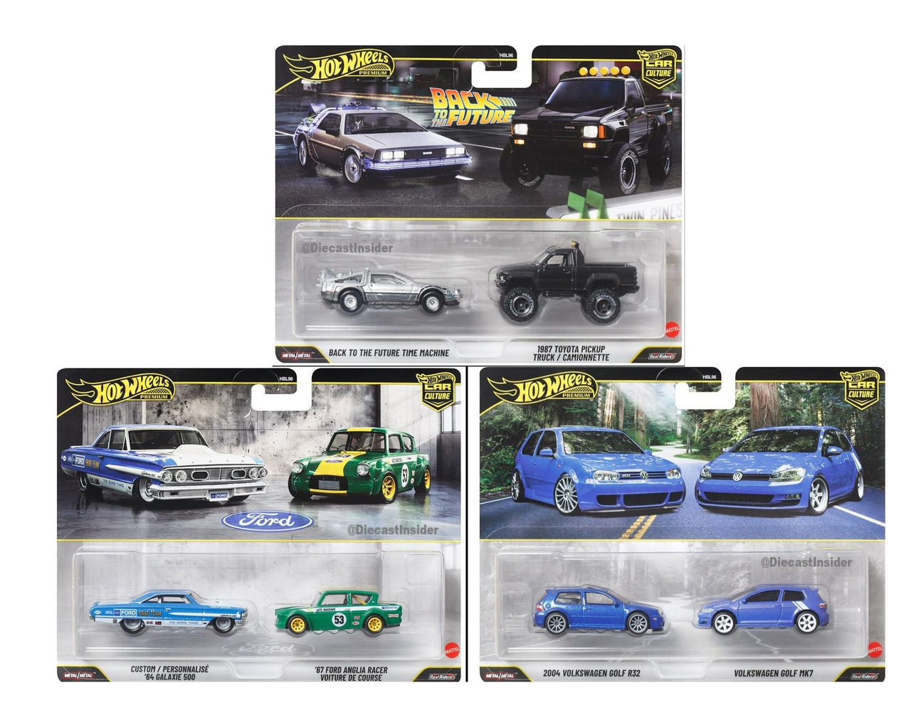 PRE-ORDER Hot Wheels 1:64 Premium Car Culture 2 Pack Set 1-3