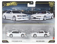 Thumbnail for PRE-ORDER Hot Wheels 1:64 Premium Car Culture 2026 2 Pack Toyota Chaser / Supra