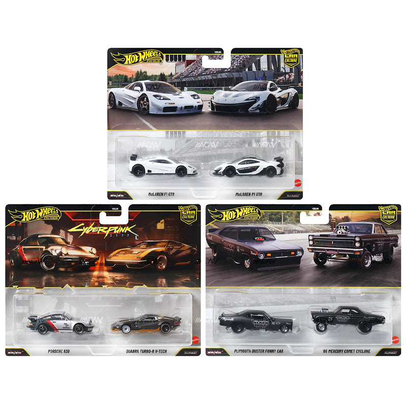 PRE-ORDER Hot Wheels 1:64 Premium Car Culture 2027 2 Pack Set 1-3