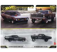 Thumbnail for PRE-ORDER Hot Wheels 1:64 Premium Car Culture 2027 2 Pack 65 Mercury Comet Cyclone/Plymouth Duster Funny Car