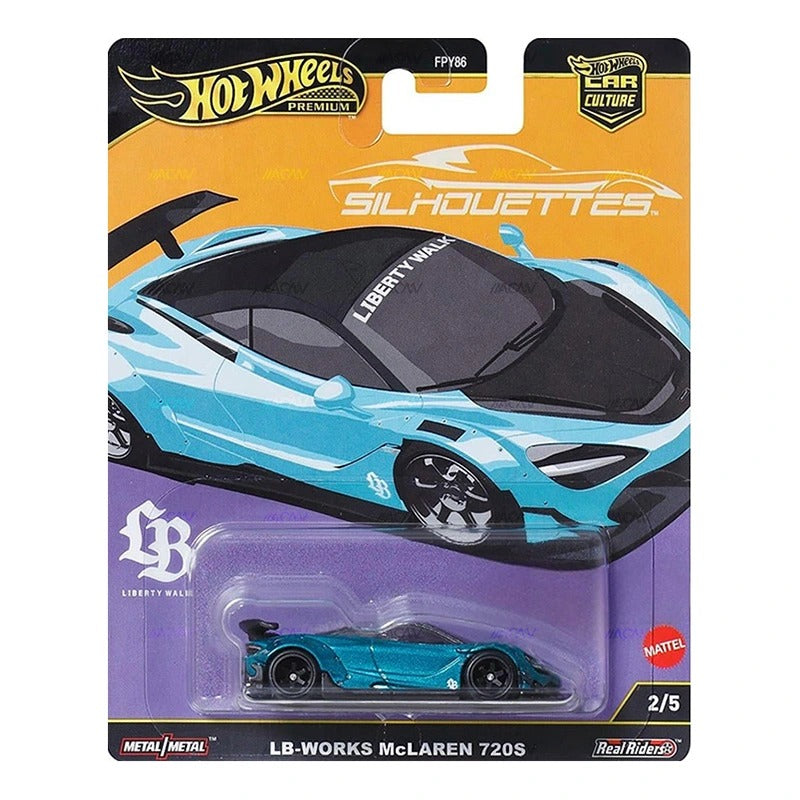 PRE-ORDER Hot Wheels 1:64 Premium Car Culture 2024 SILHOUETTES LB-Works McLaren 720S