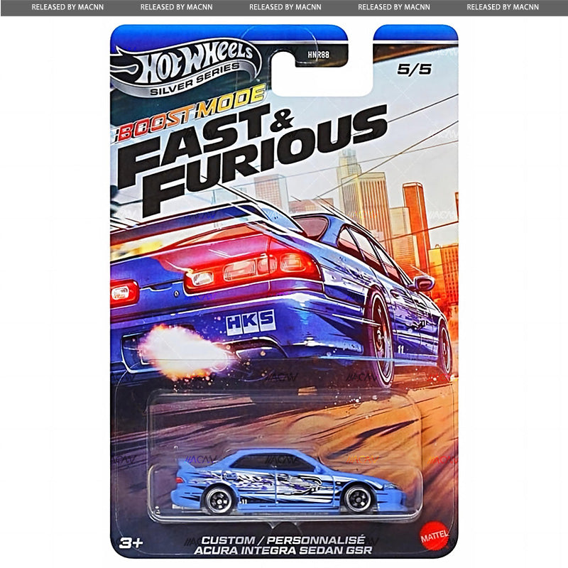 PRE-ORDER Hot Wheels 1:64 Silver Series Fast & Furious Boost Mode Complete Set 1-5