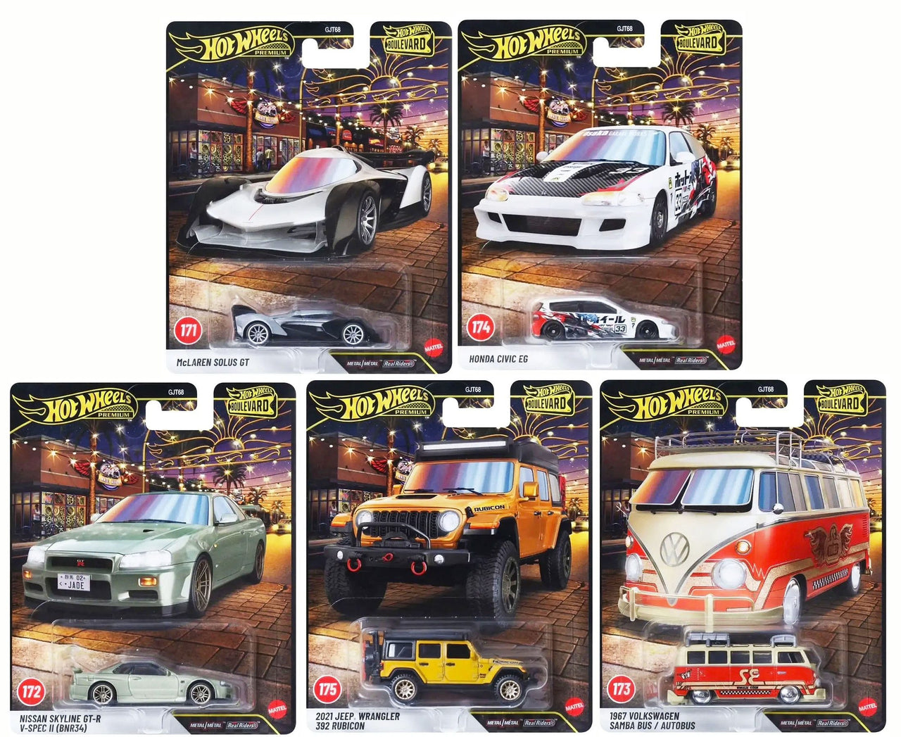 PRE-ORDER Hot Wheels Premium 1:64 Boulevard 2027 Mix 2 Complete Set 1-5