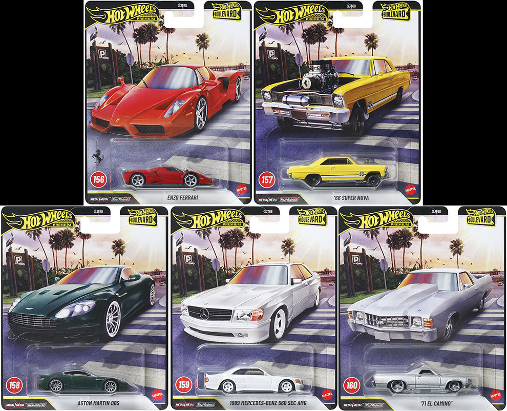 PRE-ORDER Hot Wheels Premium 1:64 Boulevard 2026 Set 1-5