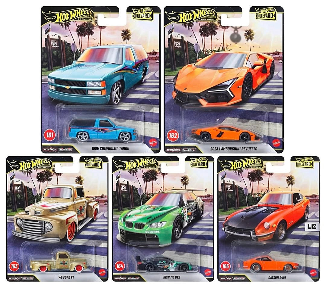 PRE-ORDER Hot Wheels Premium 1:64 Boulevard 2027 Complete Set 1-5