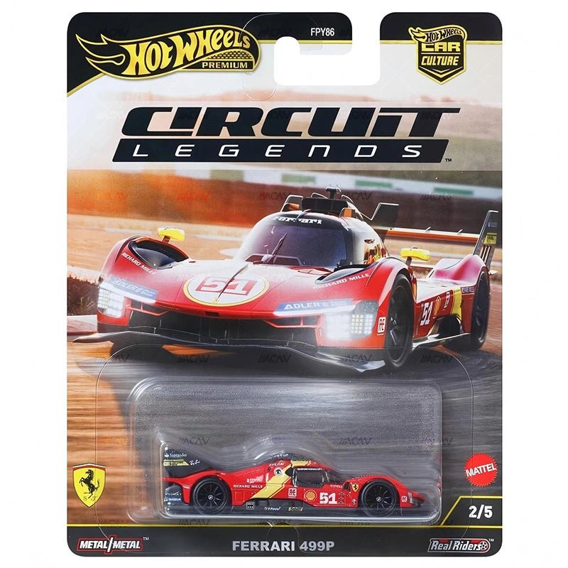 PRE-ORDER Hot Wheels Premium 1:64 Car Culture 2025 Circuit Legends Ferrari 499P