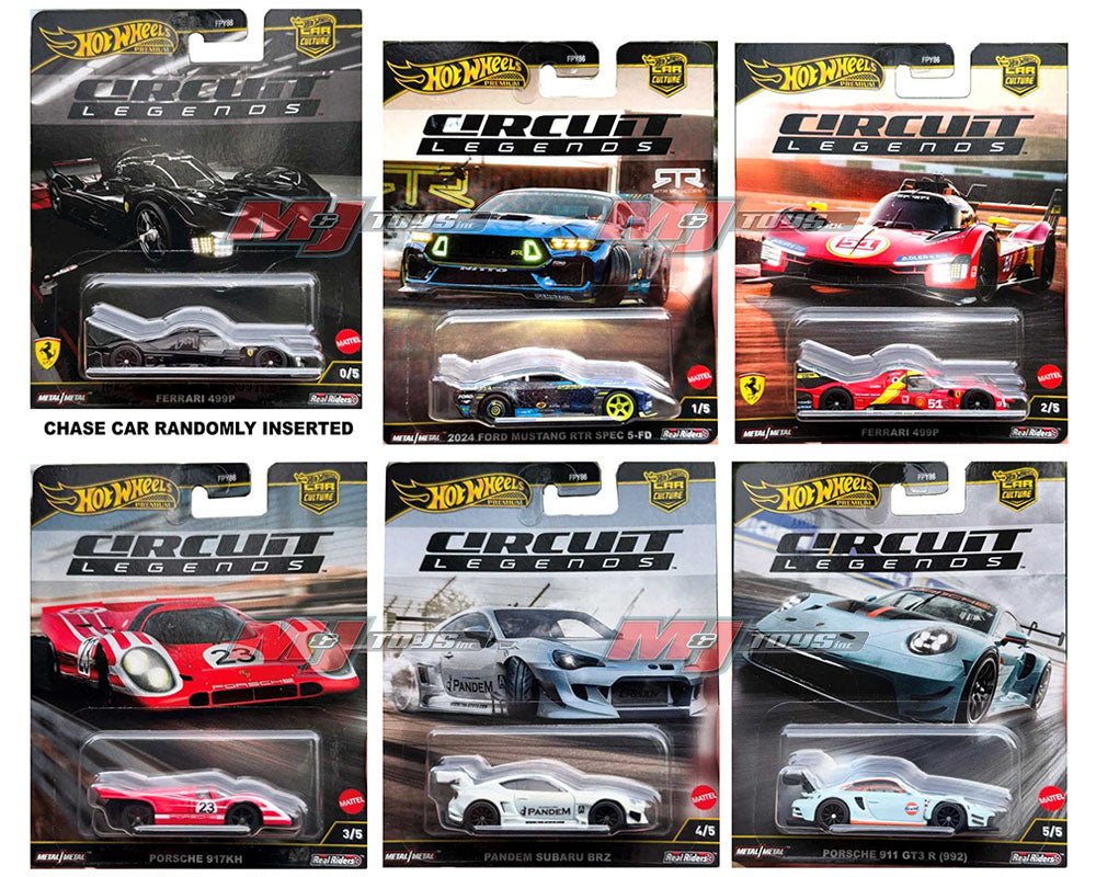 PRE-ORDER Hot Wheels Premium 1:64 Car Culture 2025 Circuit Legends Sealed Case