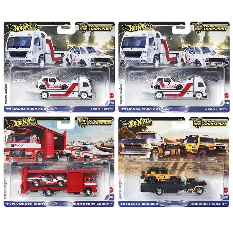 PRE-ORDER Hot Wheels Premium 1:64 Car Culture Team Transport 2025 MIX G Sealed Case